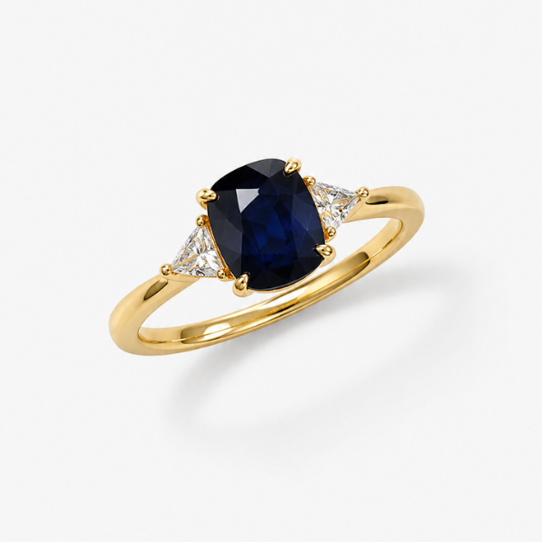 Adjustable Blue Sapphire Ring – Everyday Elegance You Can Feel