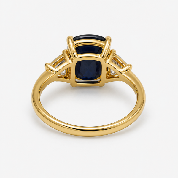 Adjustable Blue Sapphire Ring – Everyday Elegance You Can Feel
