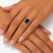 Adjustable Blue Sapphire Ring – Everyday Elegance You Can Feel