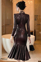 High Quality V Neck Vintage Elegant Shiny Long Evening Dresses