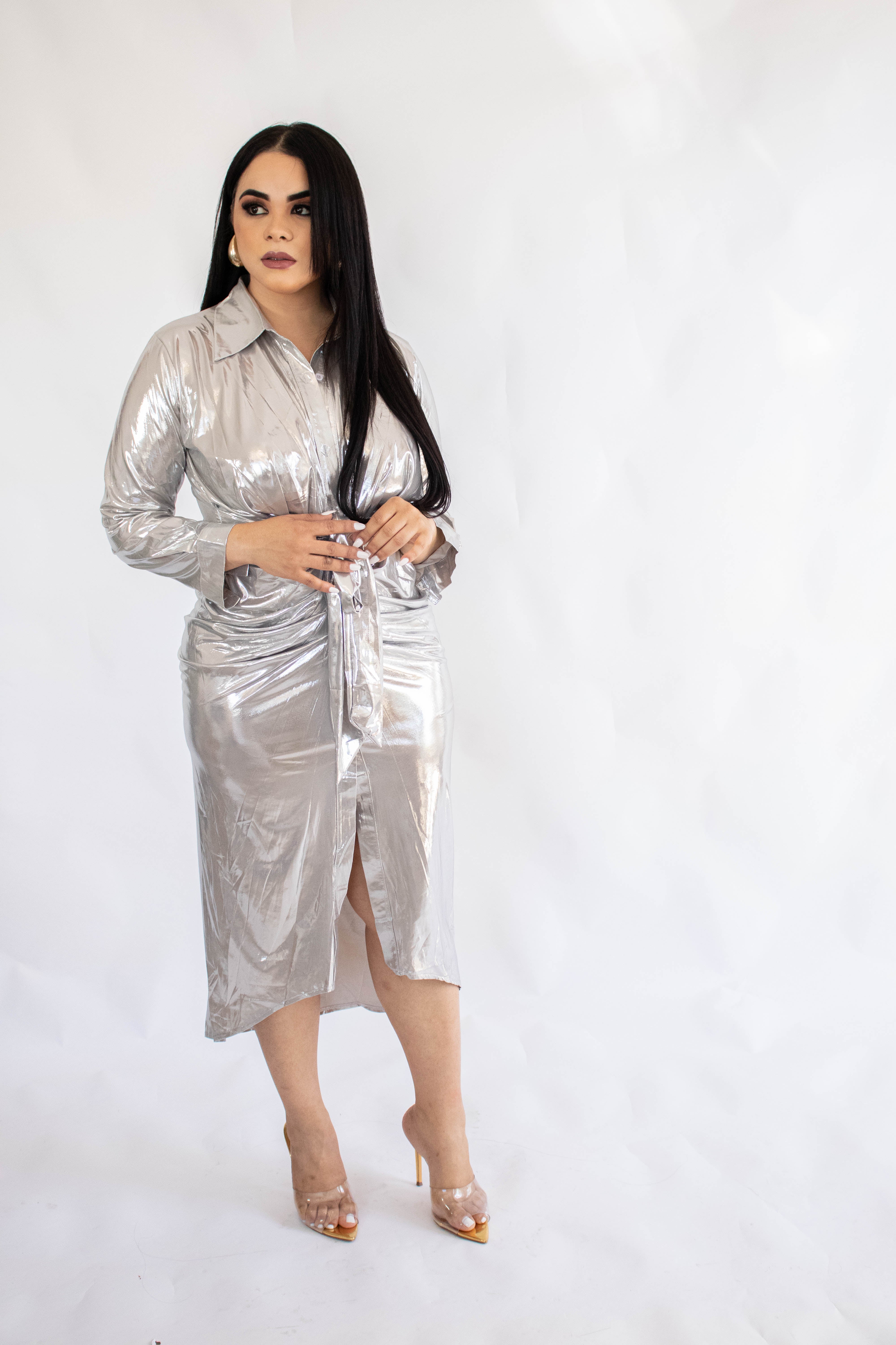 Metal Dress midi