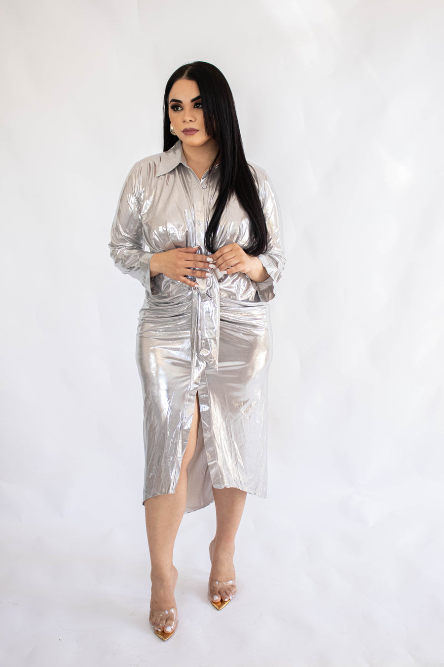 Metal Dress midi