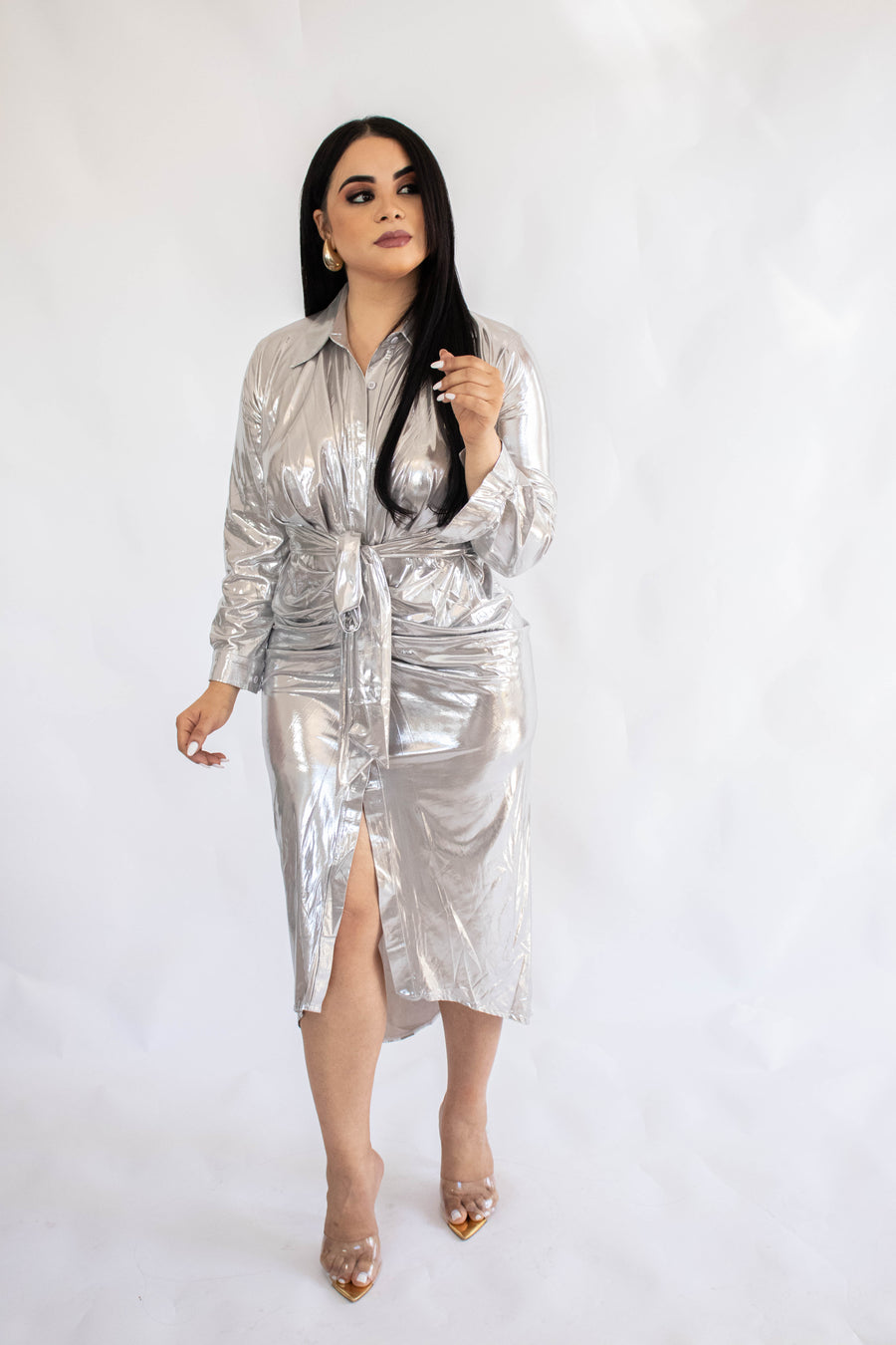 Metal Dress midi