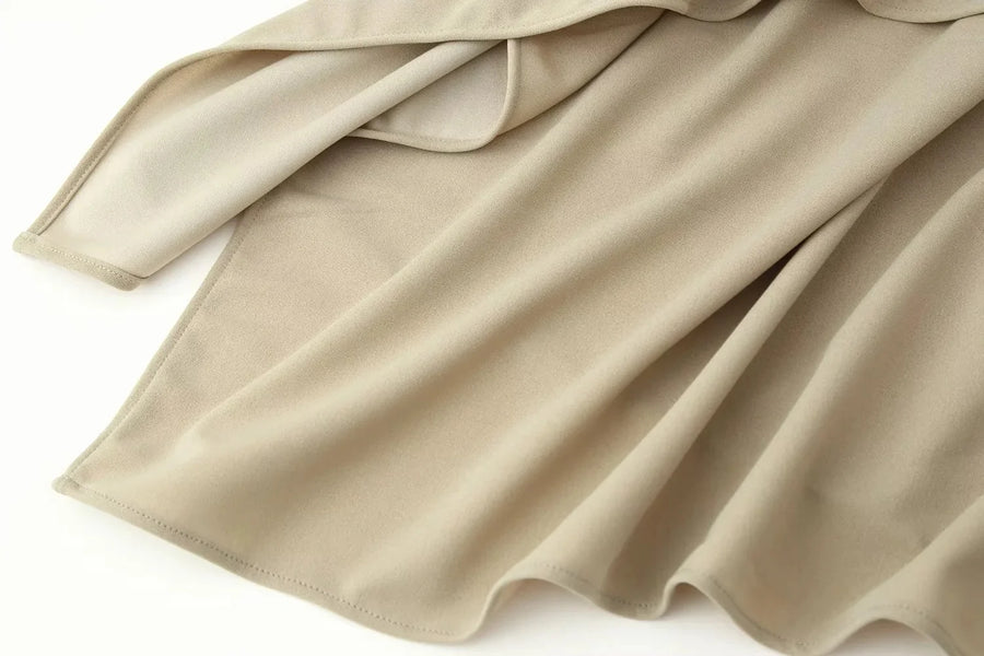 KONDALA Women Trendy Skirt Set Half High Collar Top Asymmetrical Skirt New Fashion 2026 Spring Summer Beach Holiday Skirt Set
