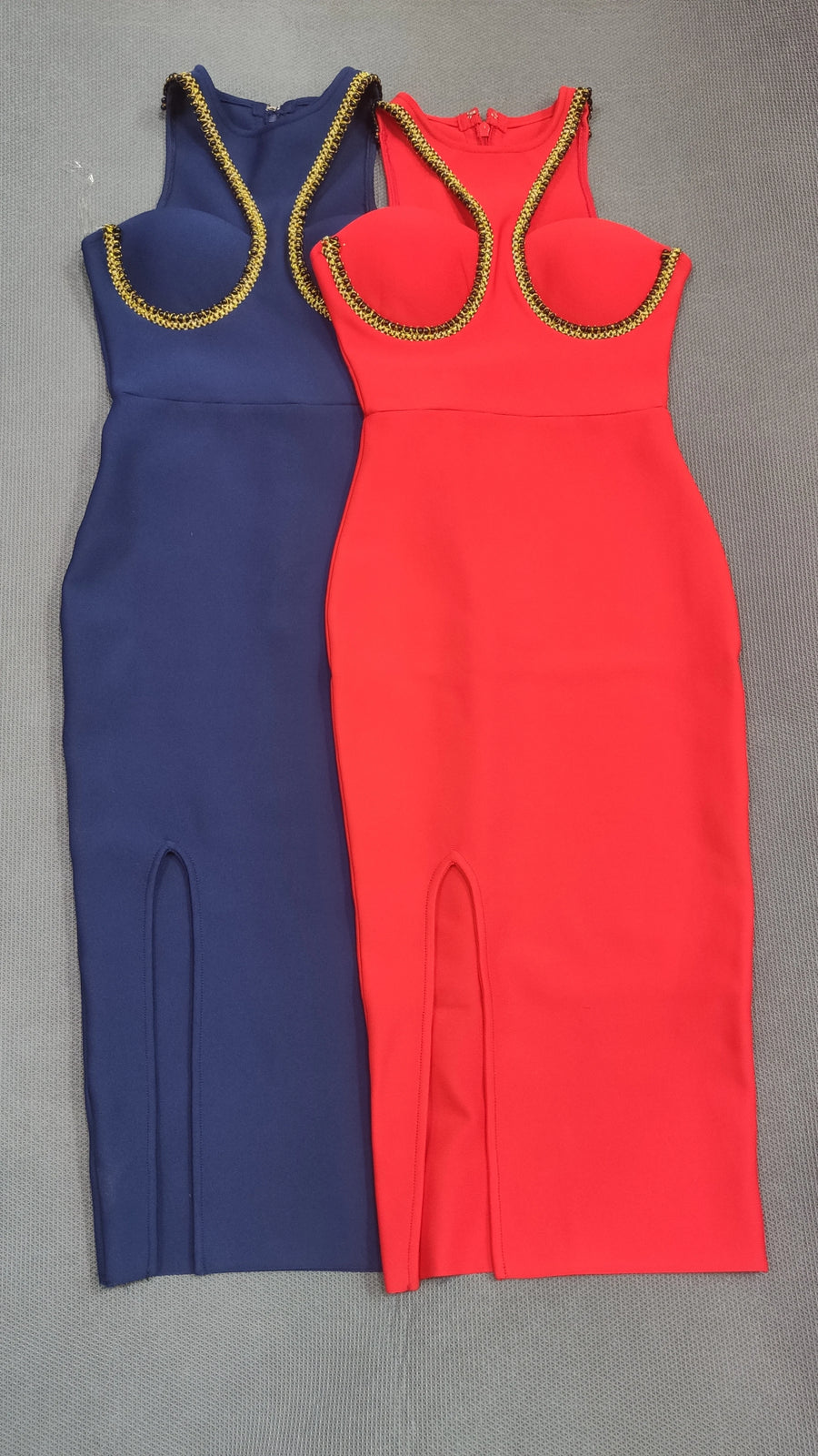 Red Blue Color Women Sexy Off the Shoulder Bodycon Long Dress Rayon Bandage Fashion Nightclub Party Celebrate Costume Outfit