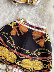 Temperament 2 Piece Sets for Women Short Sleeve Single Breasted Shirts High Waist Shorts Outfits Floral Summer Suit Roupas Femme