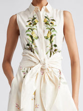 Elegant Sleeveless High Waist Dresses with Print and High Quality Bows