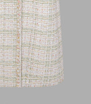 Autumn Winter Fashion Women Maxi Long Tweed Jacket Stand Collar Sleeveless Coat Wide Waisted Party Jacket Elegant Lady Designer
