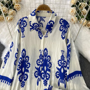 Women Two Piece Skirt Sets Shirt Muslim Suits Shirt Tops Full Sleeve Solid Wide Leg Pant Long Elegant Elastic Waist Summer 2025