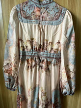 High Quality Vintage Style Long Patchwork Print Long Sleeve Dress