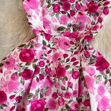 High Quality O Neck Sleeveless Floral Midi Dress
