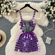 High Quality Backless Wrap Hip Wrap Sequin Elegant Elegant Dress