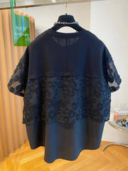 High Quality Loose Black Short Sleeve Shirts