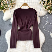 Women Elegant Office Two Piece Sets Autumn Winter Long Sleeved Standing Neck Sweater Top High Waist Slim A-line Long Skirt Suits
