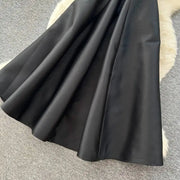 High-waisted, plain A-line formal dresses with thin straps, high quality