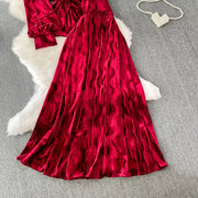 Autumn Velvet Skirt Two-piece Set V-neck Single Breasted Shirt Jacquard Skirts Suit  French Elegant Fashion Women Matching Sets