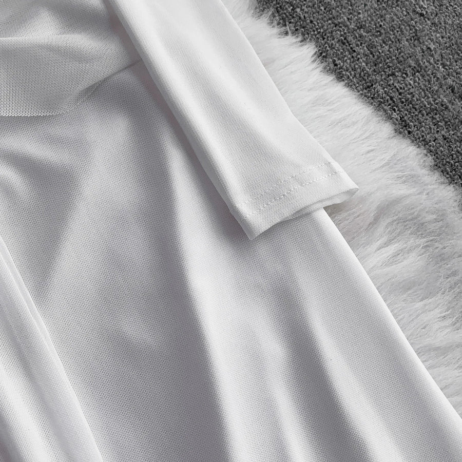 Celebrities Metal Buckle Square Collar with Chest Pad Dress Women's High-end Lace Splicing Mesh Yarn Streamer Elegant Long Dress