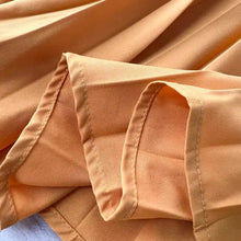 High Quality Contrast Color Geometric Print Midi Long Sleeve Pleated Shirt Dress