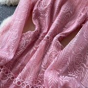 Cake Dress Women Long Dresses High Waist Vestidos Full Sleeve Elegant Splice Y2k Streetwear Work Party Night Ruffles High Waist