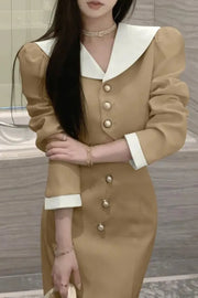 Elegant Two Piece Set Long Sleeve Short Coat + High Waist Mermaid Skirt High Quality