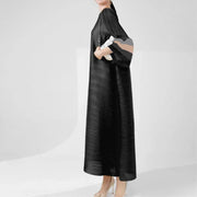 High-end V-neck Flare Sleeves High-end Pleated Elegant Dress