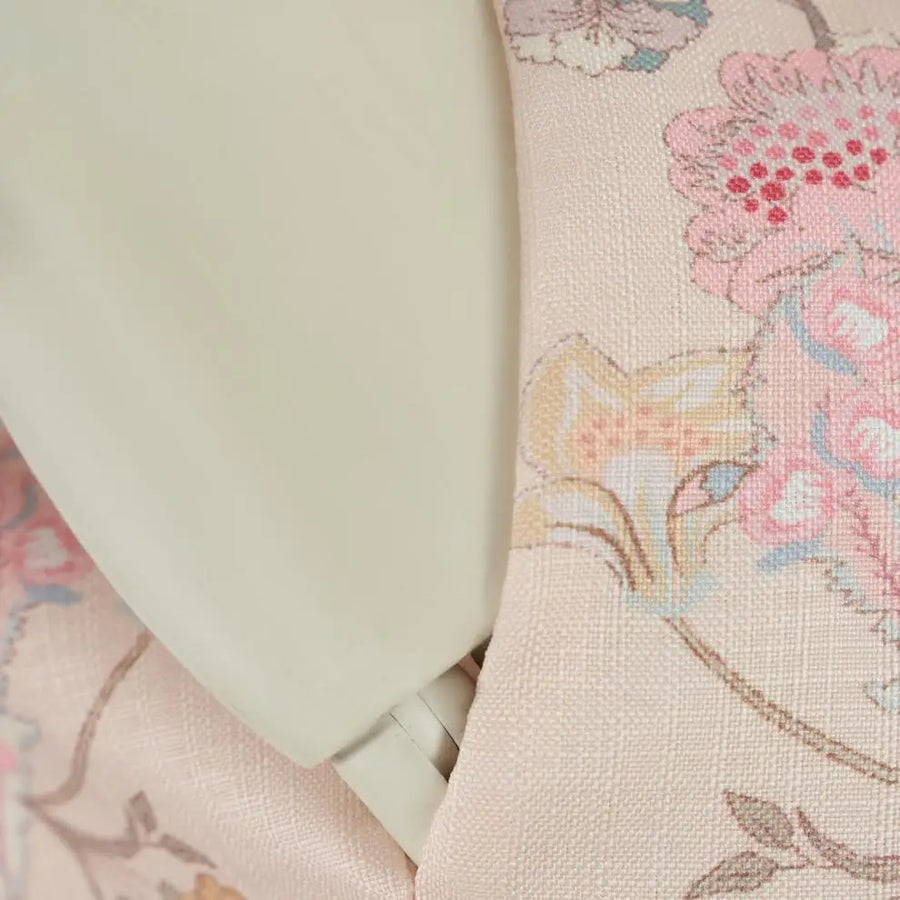 Ele High Waist Long Sve Printed Dr with Pearl Embelliment Slimming Effect irt Sle ort Pants Ensemble