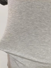 Casual plain pleated patchwork round neck short sleeve t-shirts with spliced metal buckle