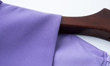 High Quality Multi Color Long Sleeve V Neck Elegant Beaded Dress