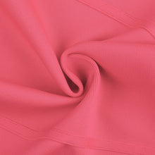 Sexy Off Shoulder Pink Bandage Dress