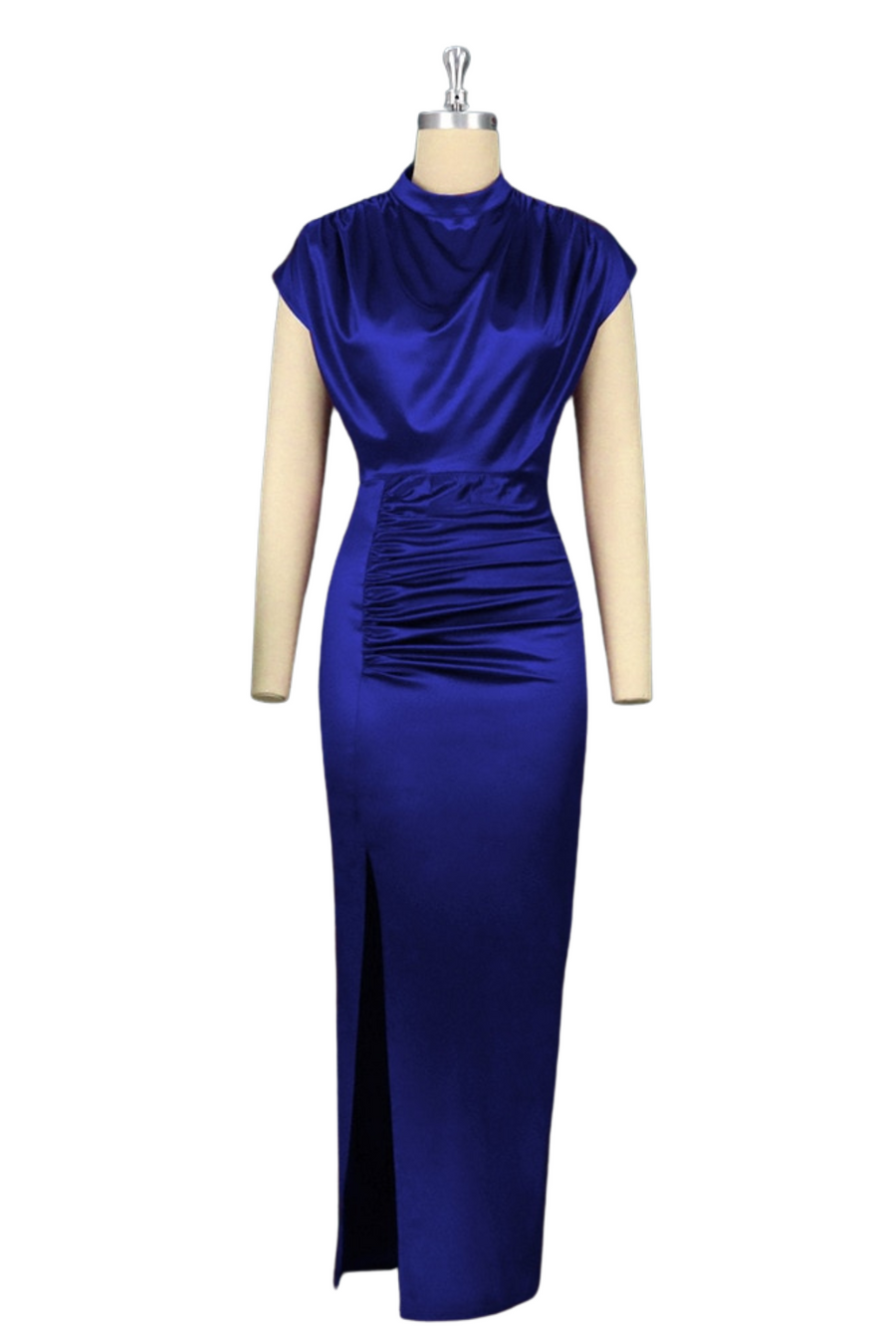 Vintage Designer High Quality Elegant Long Pencil Dress Wine / M Vintage Designer High Quality Elegant Long Pencil Dress Wine / M