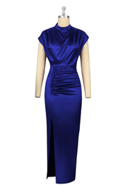 Vintage Designer High Quality Elegant Long Pencil Dress