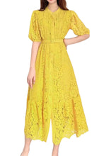 High quality multi color sleeves lace midi elegant vintage dress
