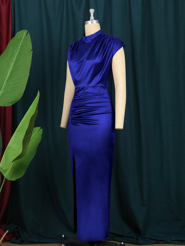 Vintage Designer High Quality Elegant Long Pencil Dress