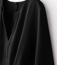 High Quality Belted Elegant Long Sleeves V Neck Vintage Dresses