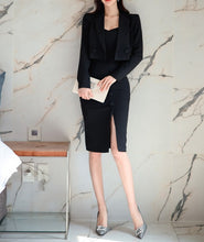 High Quality Knee Length Bodycon 2 Pieces Elegant Dress