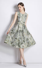 High Quality Sleeveless Knee Length Floral Cocktail Dress