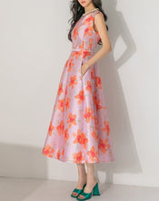 Floral Long Slim Casual Elegant Dress