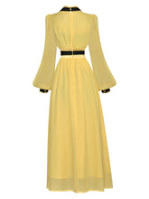 Elegant long dress with high quality bows