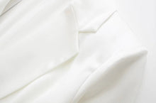 V Neck Long Sleeve Elegant Shoulder Pads Plain Pleated Mini Dress