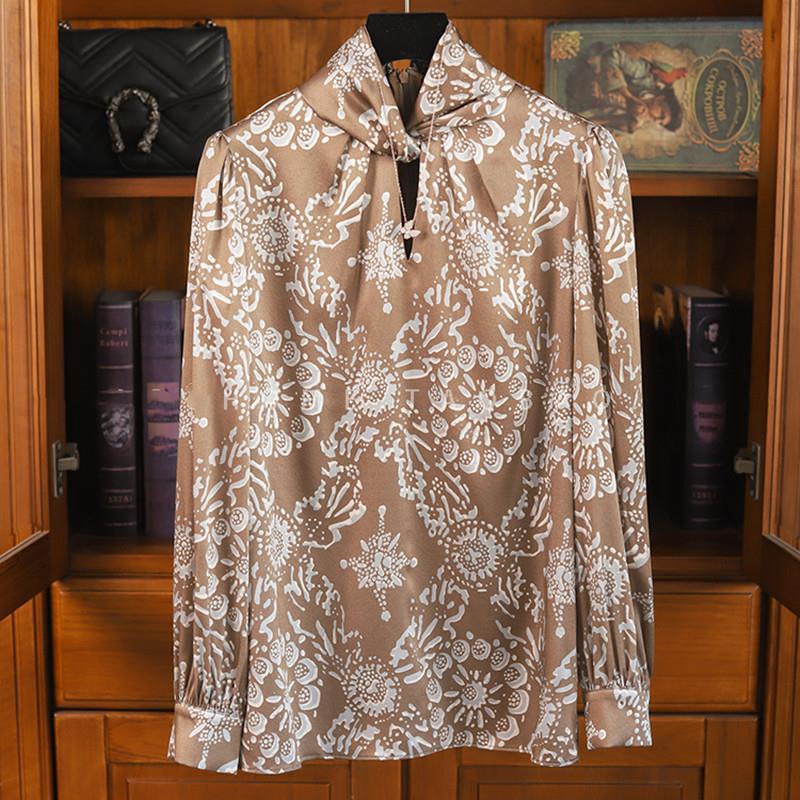 High quality long sleeve printed shirt